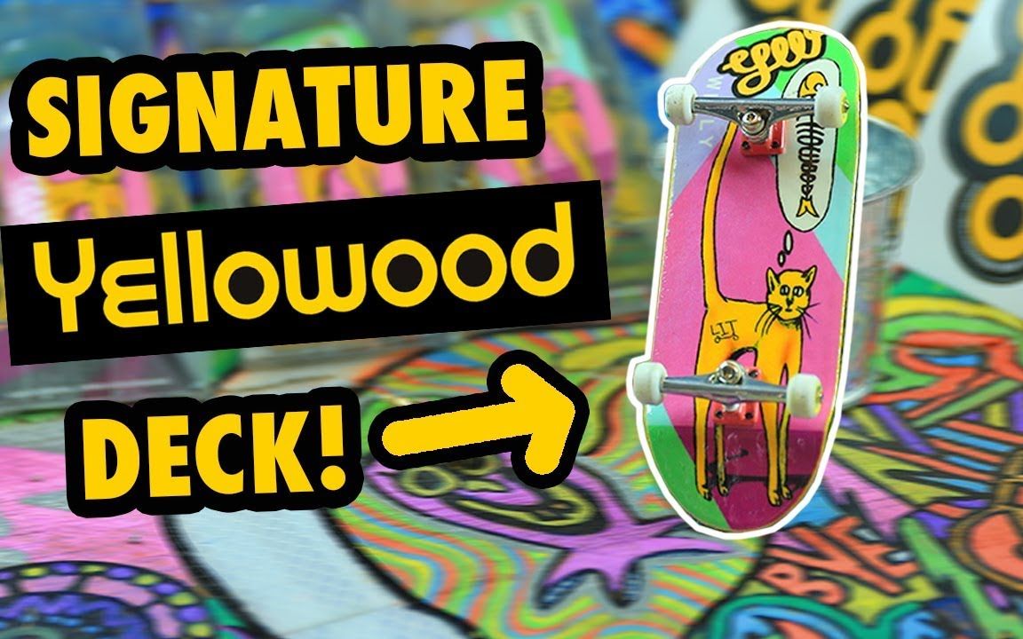 【手指滑板】yellowwood指板赞助开箱