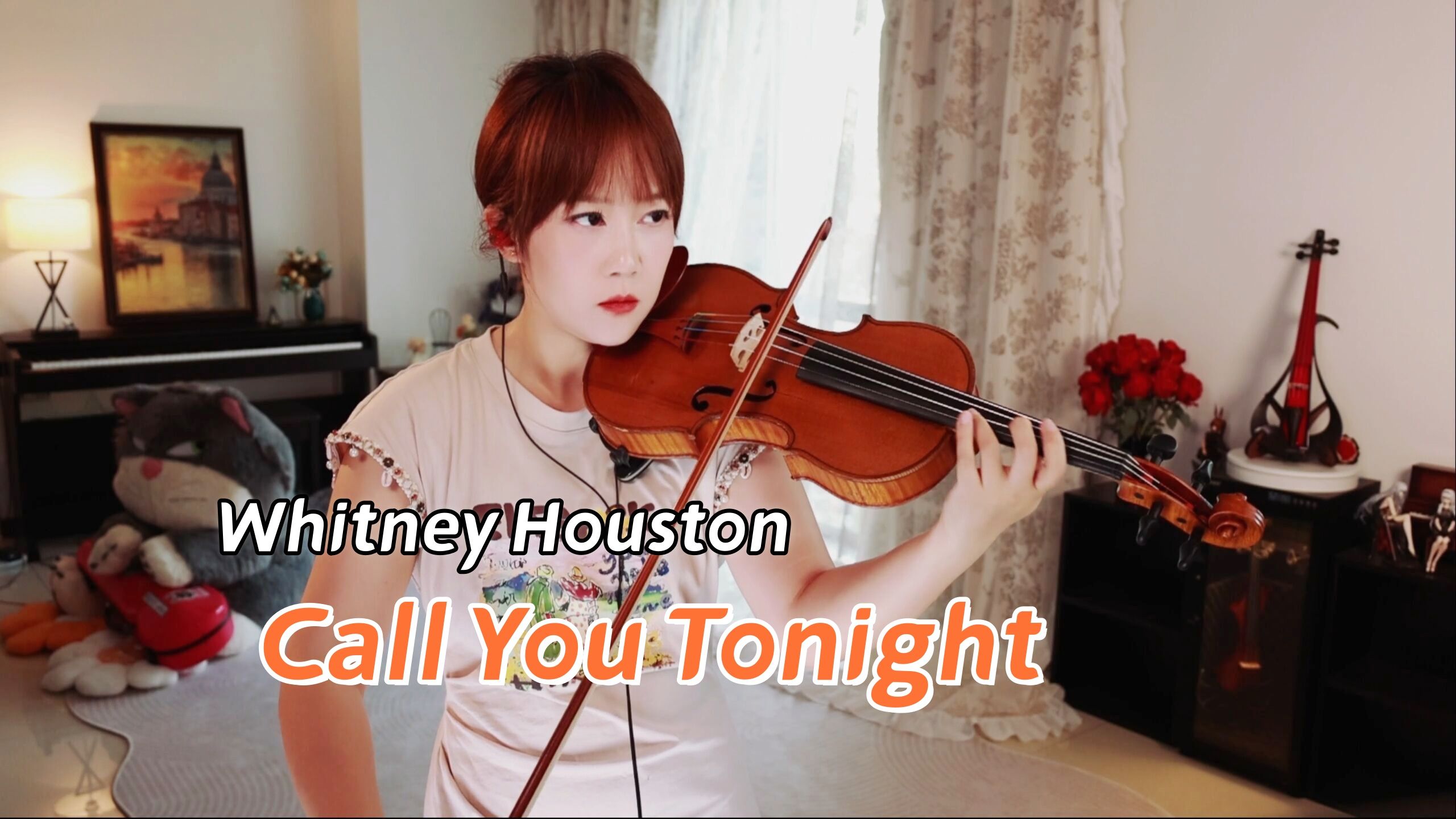 【小提琴/揉揉酱】经典欧美 R&B，小提琴演奏 Whitney Houston《Call You Tonight》附小提琴谱