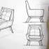 工业设计产品手绘过程，如何画椅子