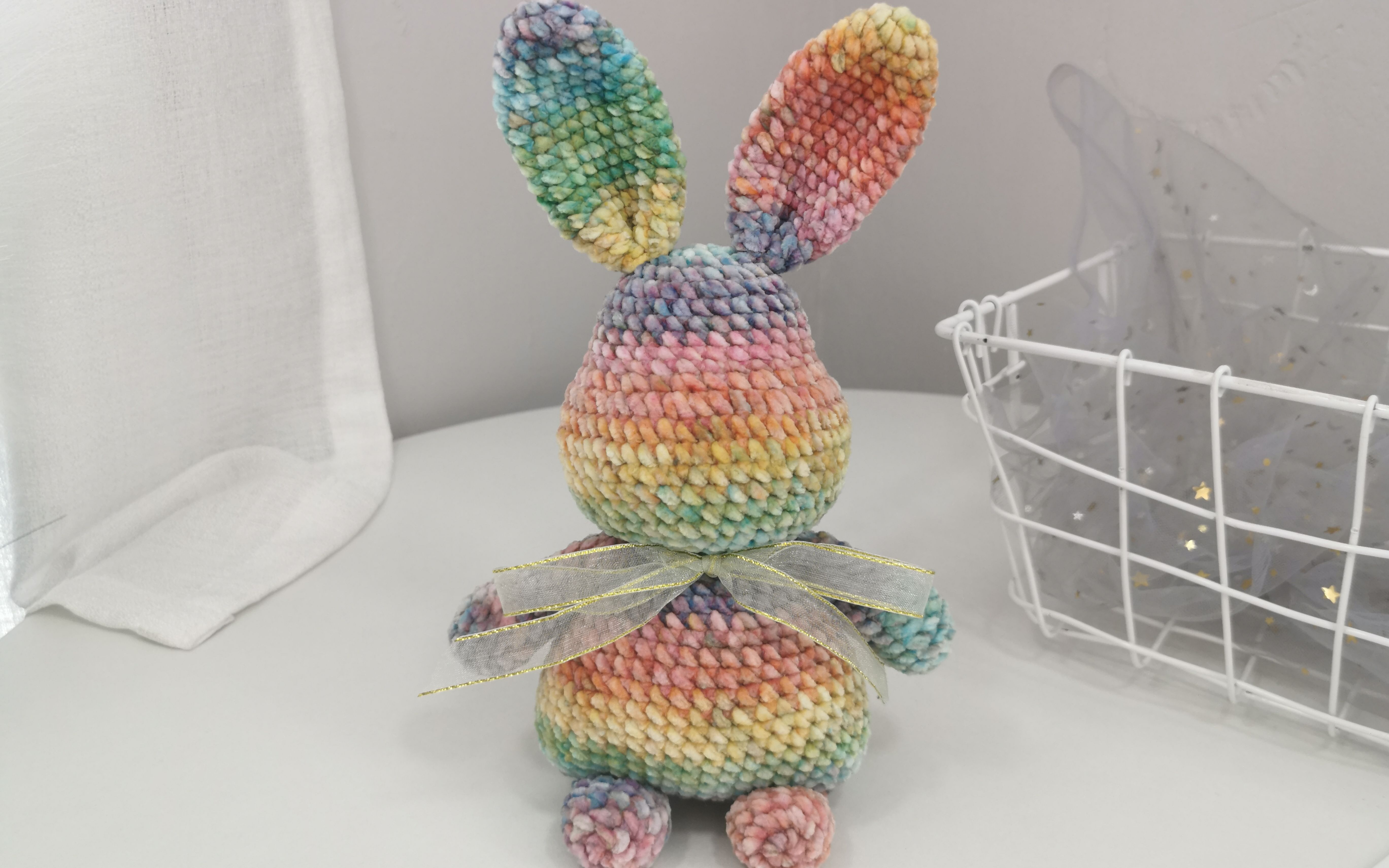 萌可爱小兔图案儿童棒针配色毛衣-编织教程-编织人生
