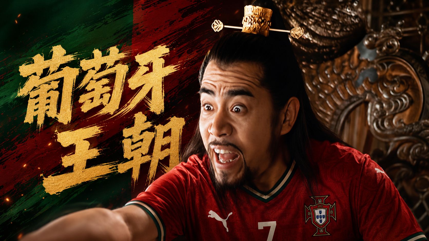 C罗：欺天啦！！用大明王朝打开葡萄牙2026世界杯