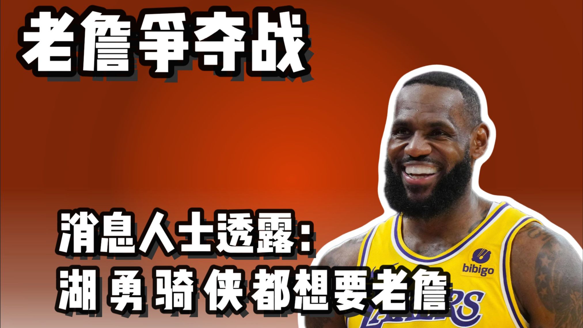 湖 勇 骑 侠 都想要詹姆斯