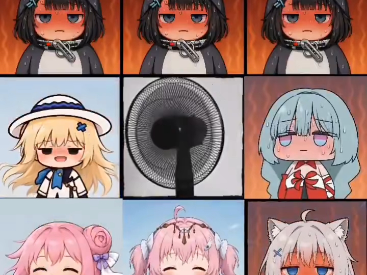 吹风扇！