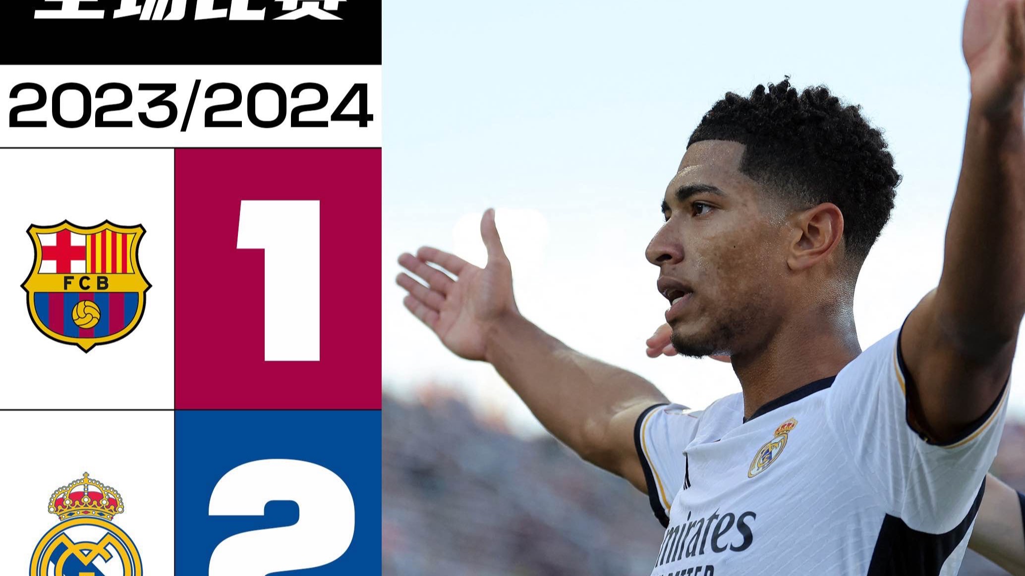 【西甲经典回顾】23/24赛季巴塞罗那1-2皇家马德里