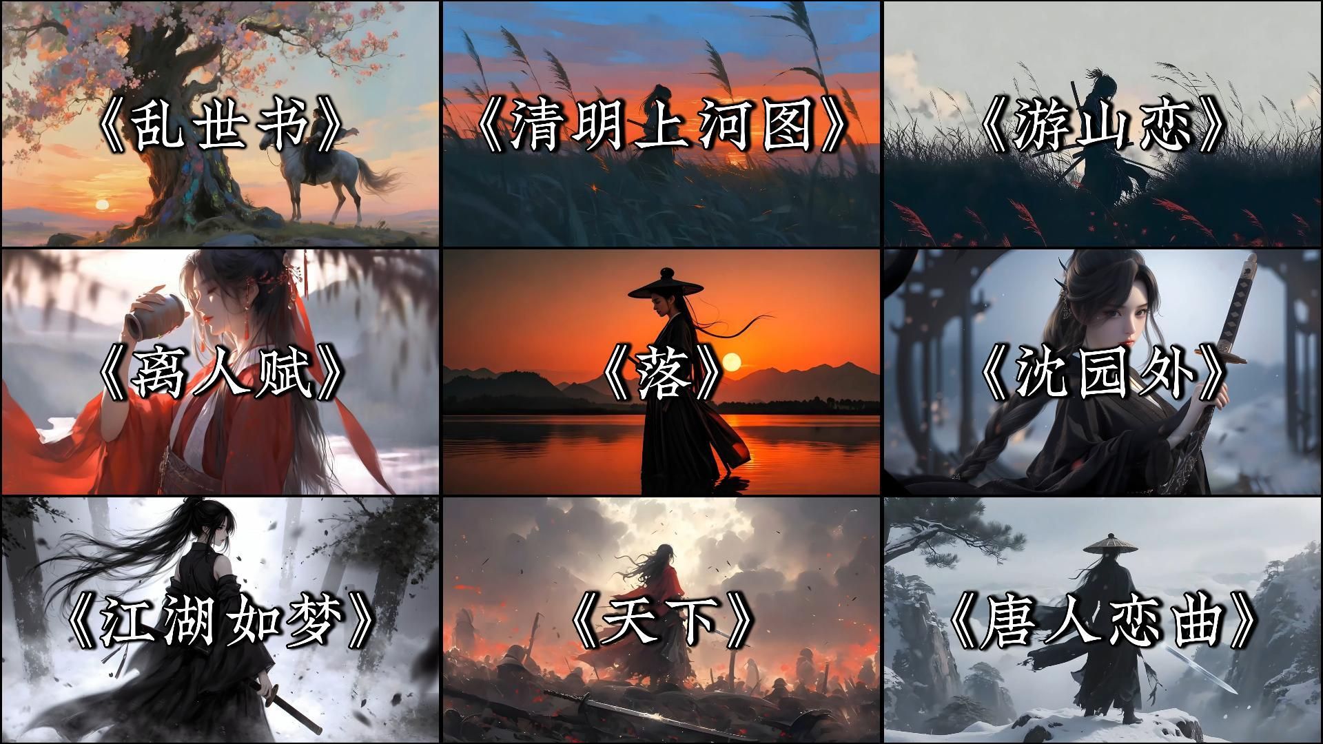 【古风DJ•004】“绫罗飘起遮住日落西，奏一回断肠的古曲...”！『无损音质』