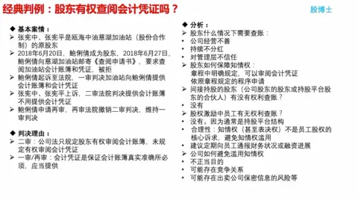 判例：股东有权查账吗？