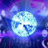 酒吧disco炫酷动感舞厅球视频素材蓝色LED大屏舞台背景耀眼发光球