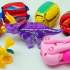 玩具蛋变形，恐龙汽车和小马宝利