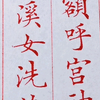 赵老师课上作品，不知道大家喜欢不？ #坚持练字  #硬笔练字  #中性笔楷书