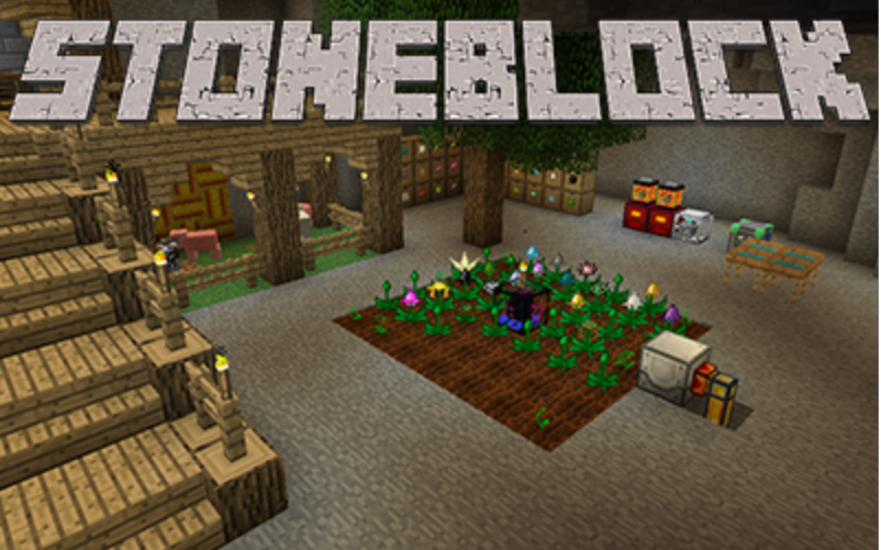 Сборка StoneBlock для Minecraft 1.12.2
