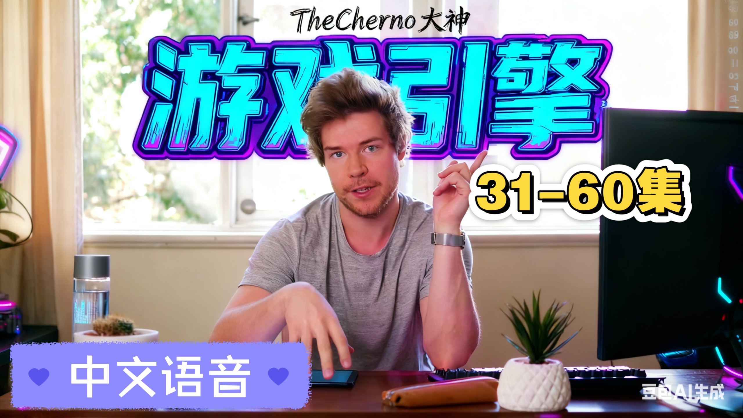 游戏引擎（中文语音）TheCherno大神【31-60集】