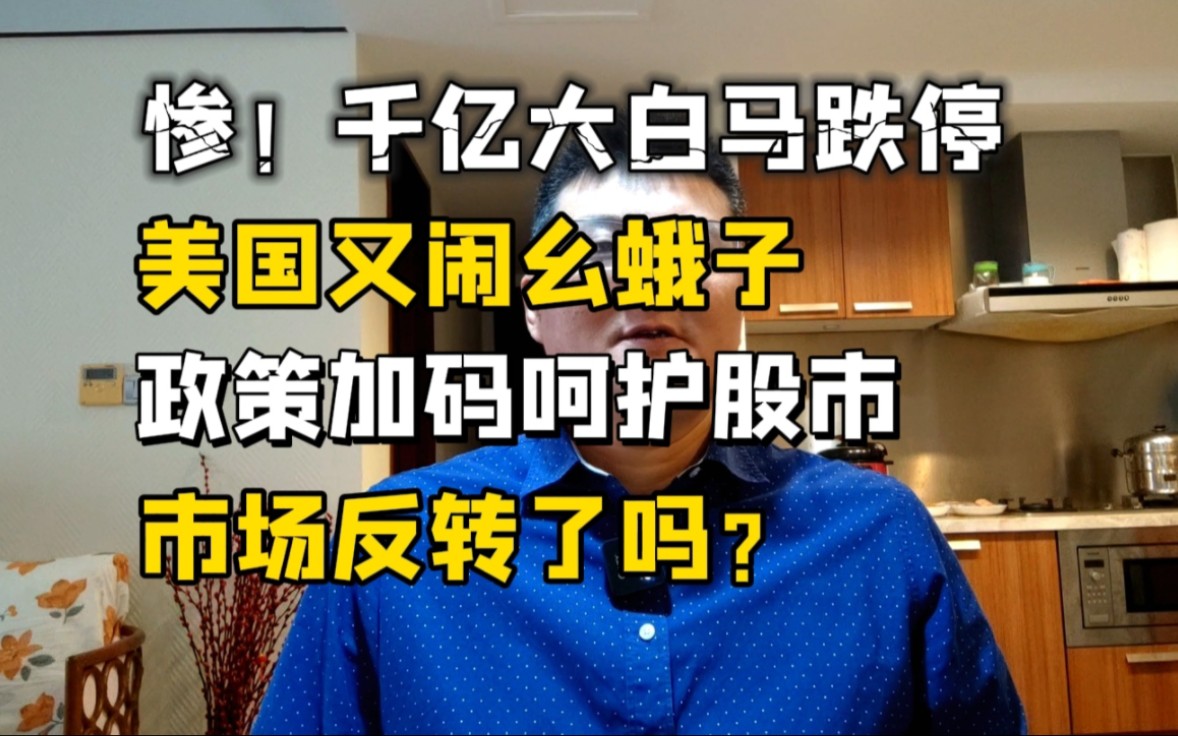 惨,药明康德闪崩跌停!政策加码呵护市场,A股反转了吗?哔哩哔哩bilibili