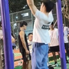 职业选手来体测了哦，我的目标是全场目光