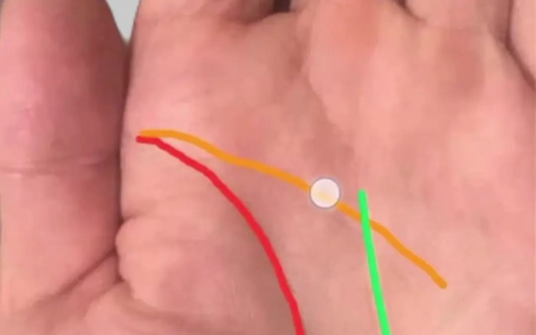 手相讲解：手相中的大财库，真正的元宝纹