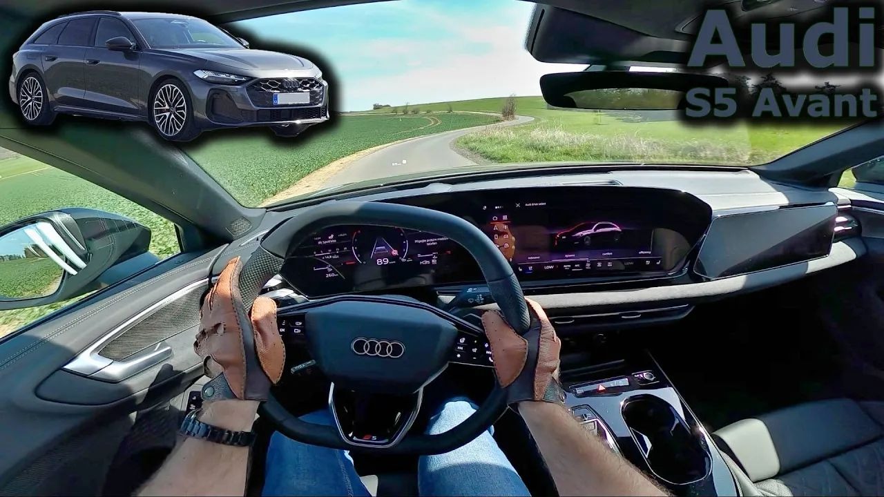 【4K纯享】2025 奥迪 Audi S5 Avant Turbo V6 Wagon POV 第一视角驾驶