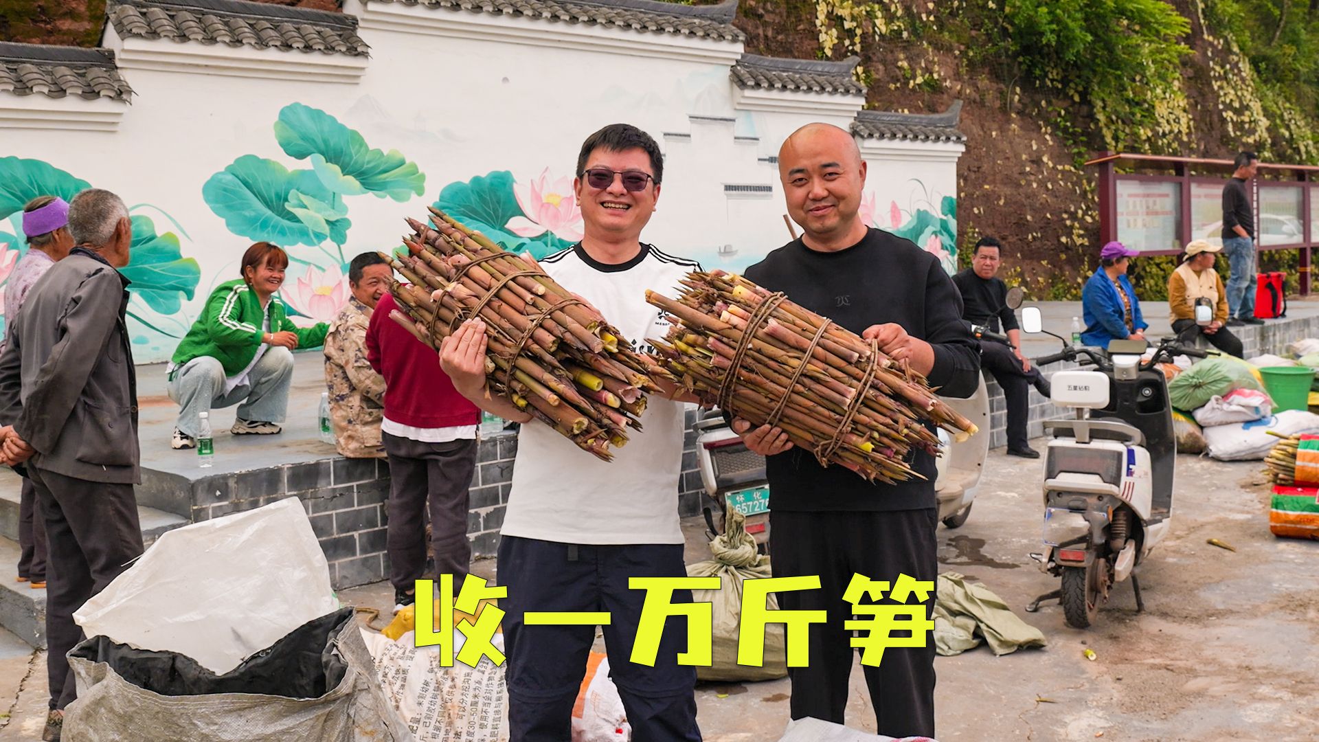 在村里收一万斤笋做下饭菜有没有搞头？