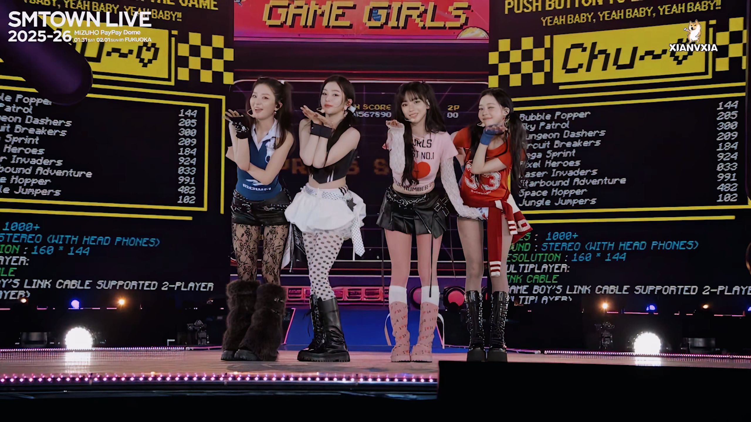 【4K60帧】裴珠泫X姜涩琪X柳智敏X金玟庭 - Chu~♡(260201)