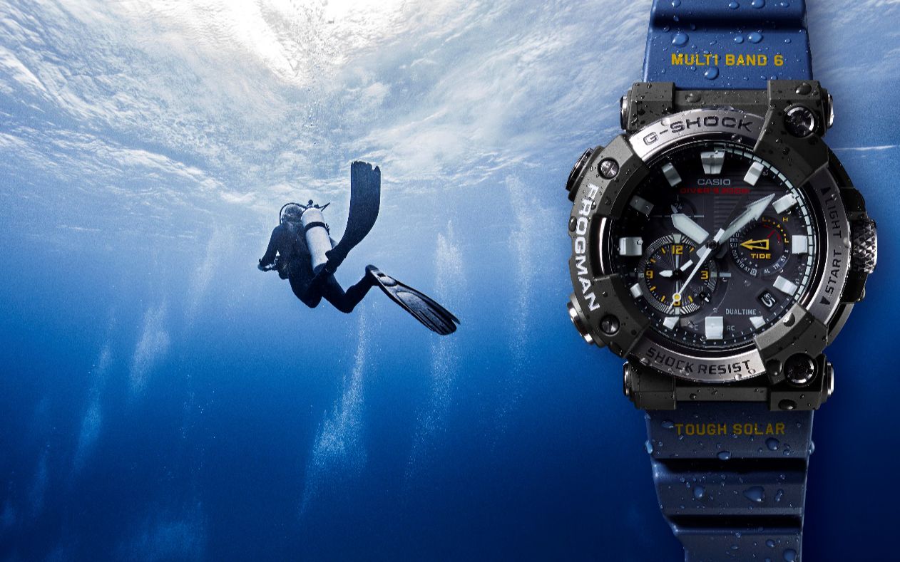 驭海出征!卡西欧GSHOCK全新FROGMAN破浪来袭!哔哩哔哩bilibili