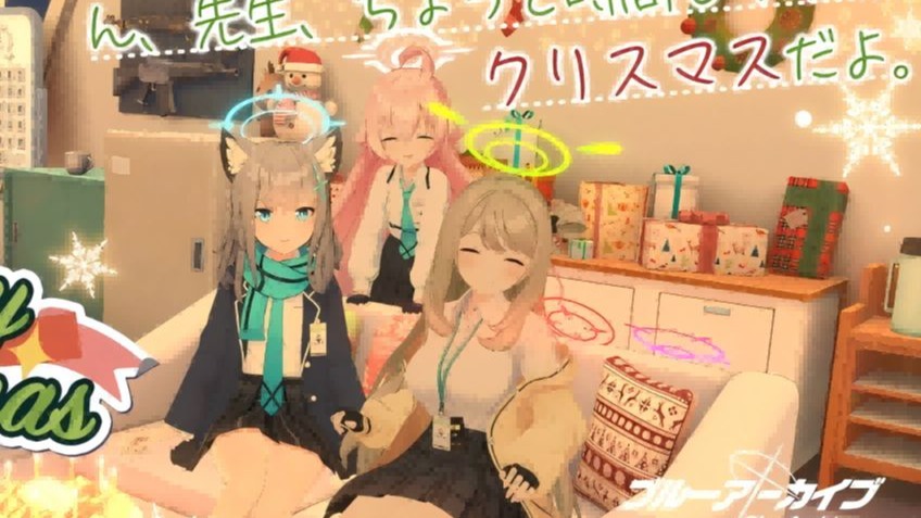 【阿比多斯小剧场】嗯……老师，我来占用一点时间了 圣诞特别篇