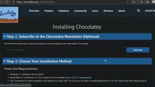 Windows下的包管理器Chocolatey的安装步骤  第1张