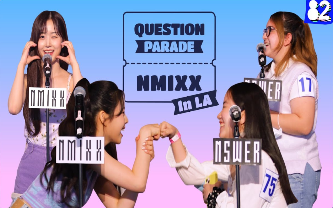[CC中字] NMIXX和粉丝面对面💪🏻 l Question Parade in LA l NMIXX