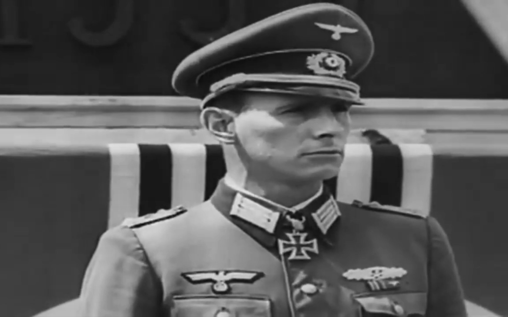 【历史影像】奥托雷默上校向“大德意志”警卫营官兵发表演讲