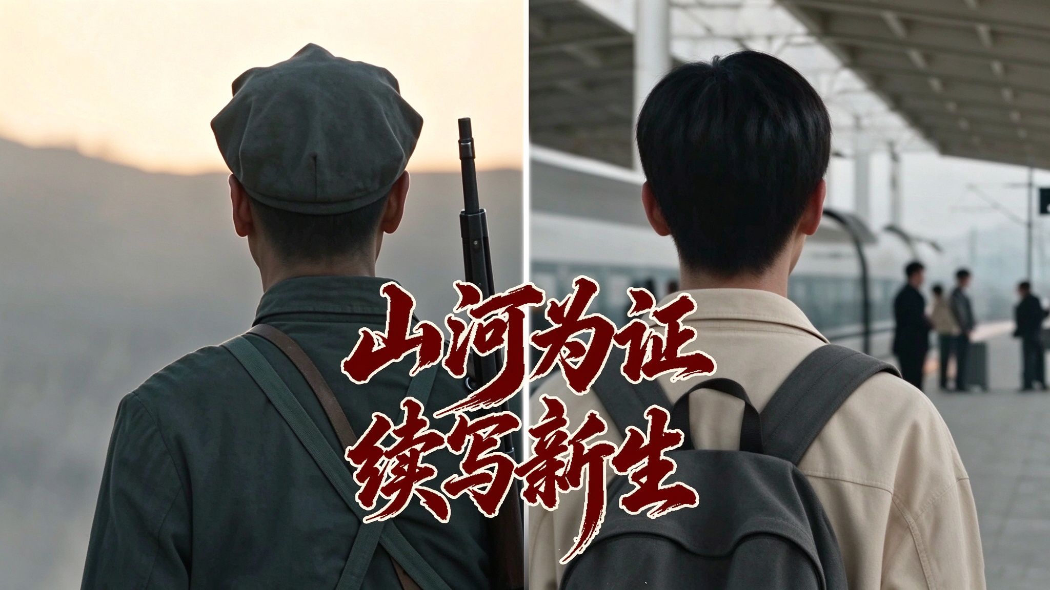 “我走了，等着我回来！”相同的话，隔着九十载光阴回响