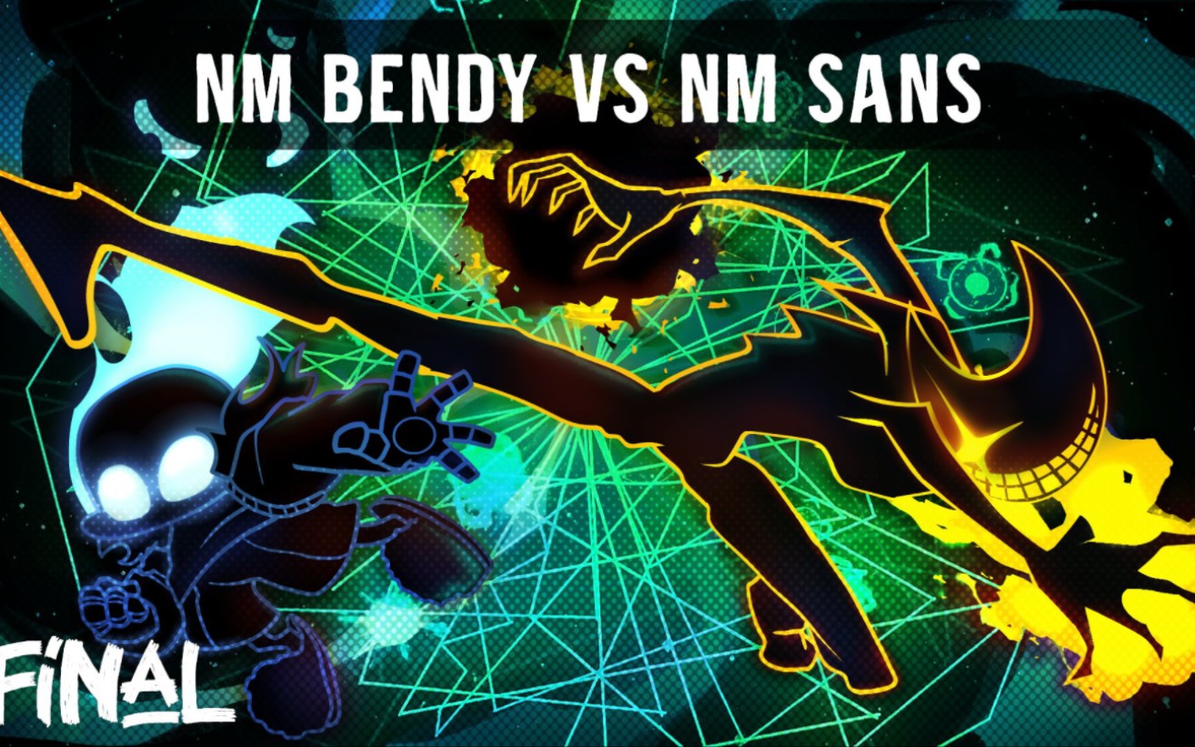 【中文字幕】（最终战）噩梦模式BENDY VS 噩梦SANS (FINAL) INDIE CROSS ANIMATION