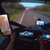 【第一视角】电子后视镜·液晶仪表-驾驶最新奔驰Actros MP5卡车！欧洲卡车司机的日常生活记录vlog