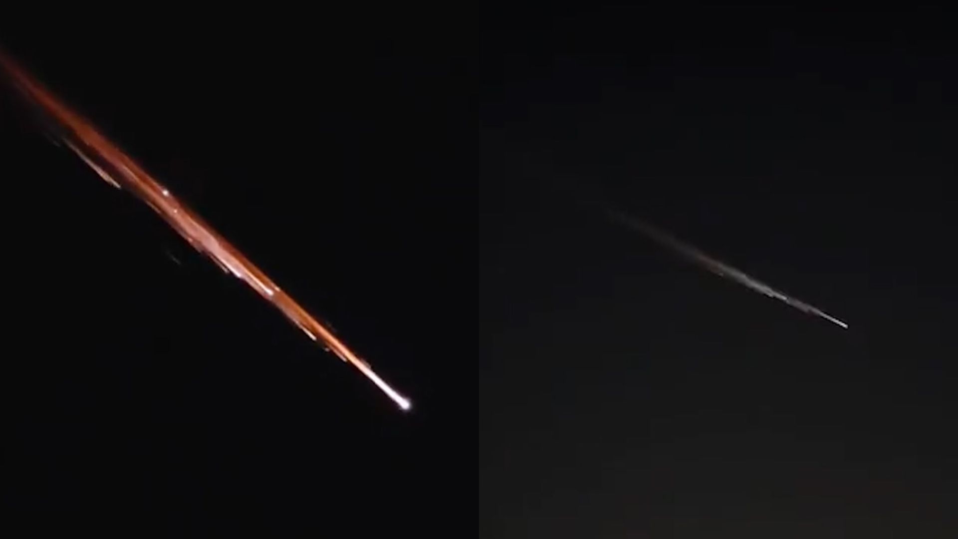 日本夜空现UFO如一串“火球”拖长尾划过 日媒：或为中国火箭残骸