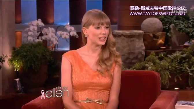 艾伦秀taylorswift霉霉采访ellenshow