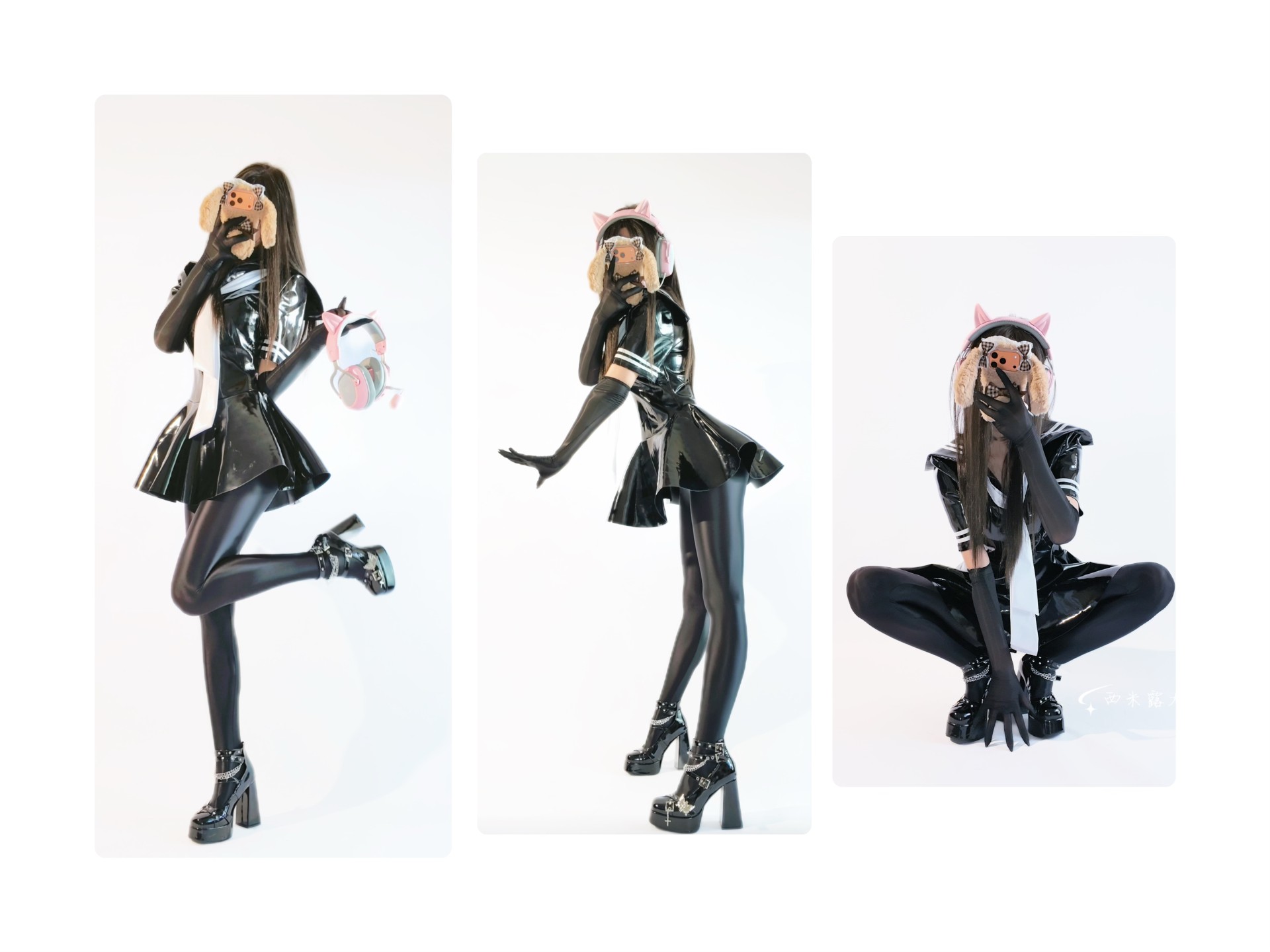 🖤漆皮JK的猫女!好酷