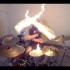 火焰架子鼓Burn - Drum Cover with Fire Sticks - Ellie Goulding - D