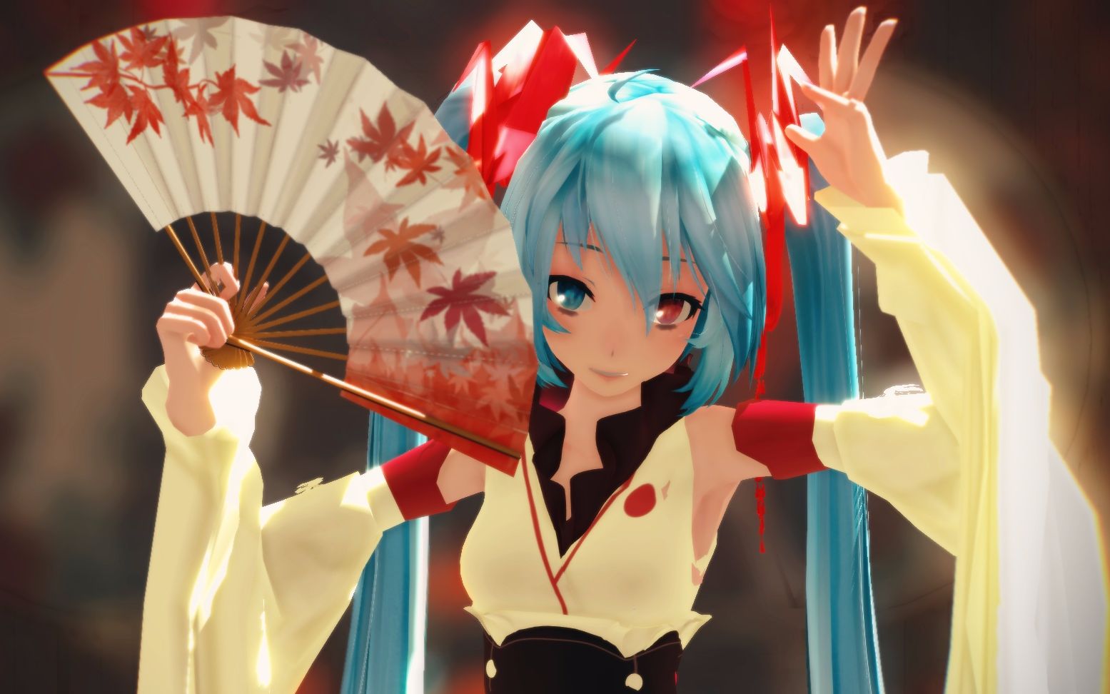 【初音 Mmd】【镜头配布】宵々古今（暂退作） 哔哩哔哩 Bilibili