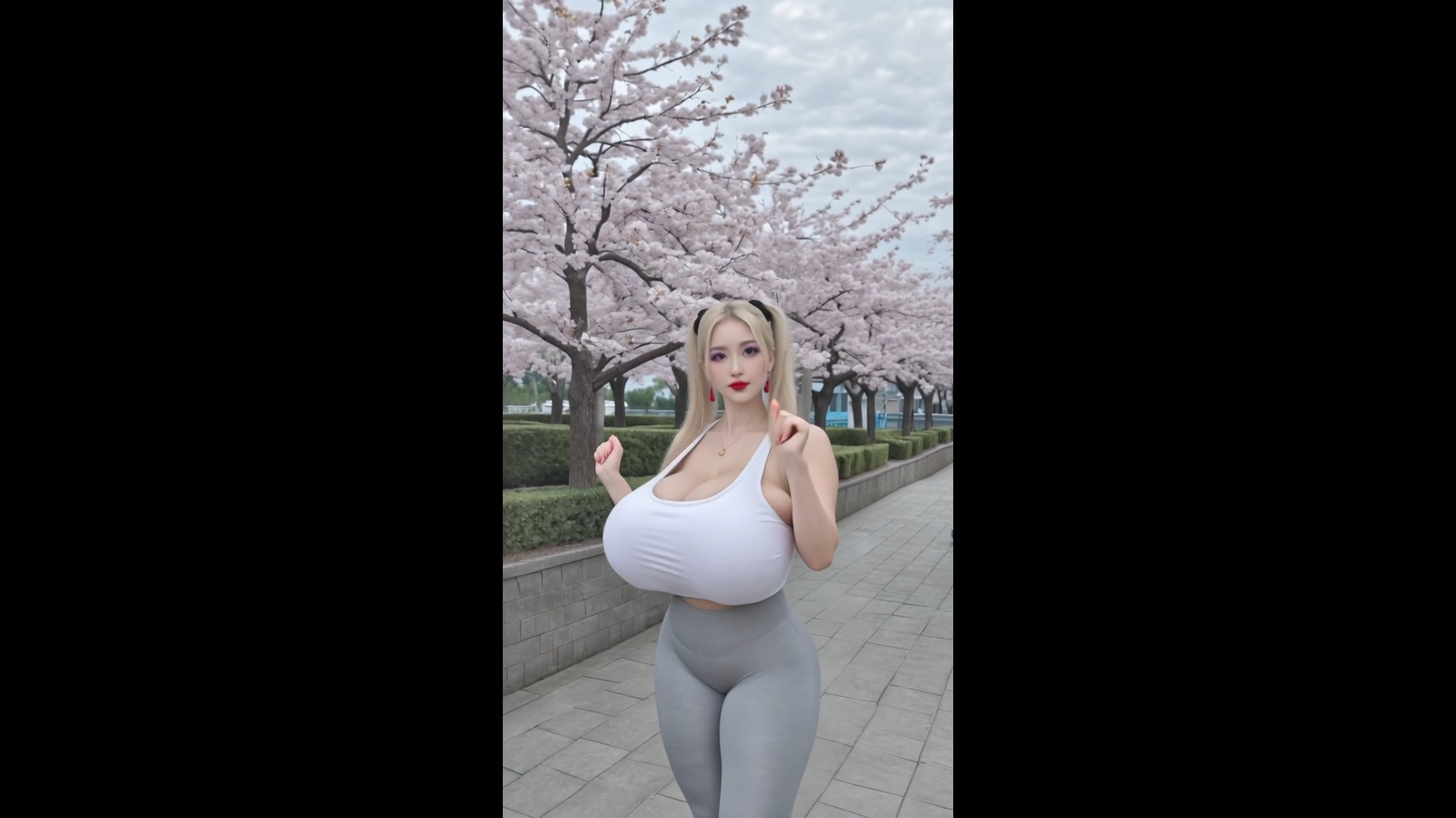 瑜伽服太阳摇AI