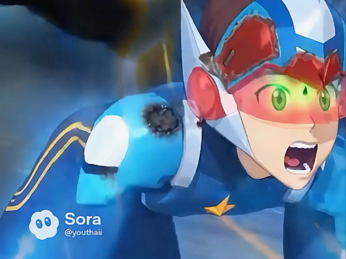 流星洛克人服药后反而遭怪人电击击败