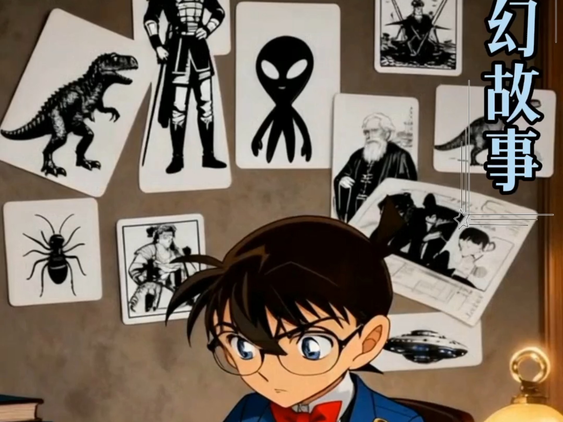 名侦探柯南 （三）虚构情节 请勿当真#工藤新一#动漫#AI动画#科幻故事#名侦探柯南#漫威#悬疑动画