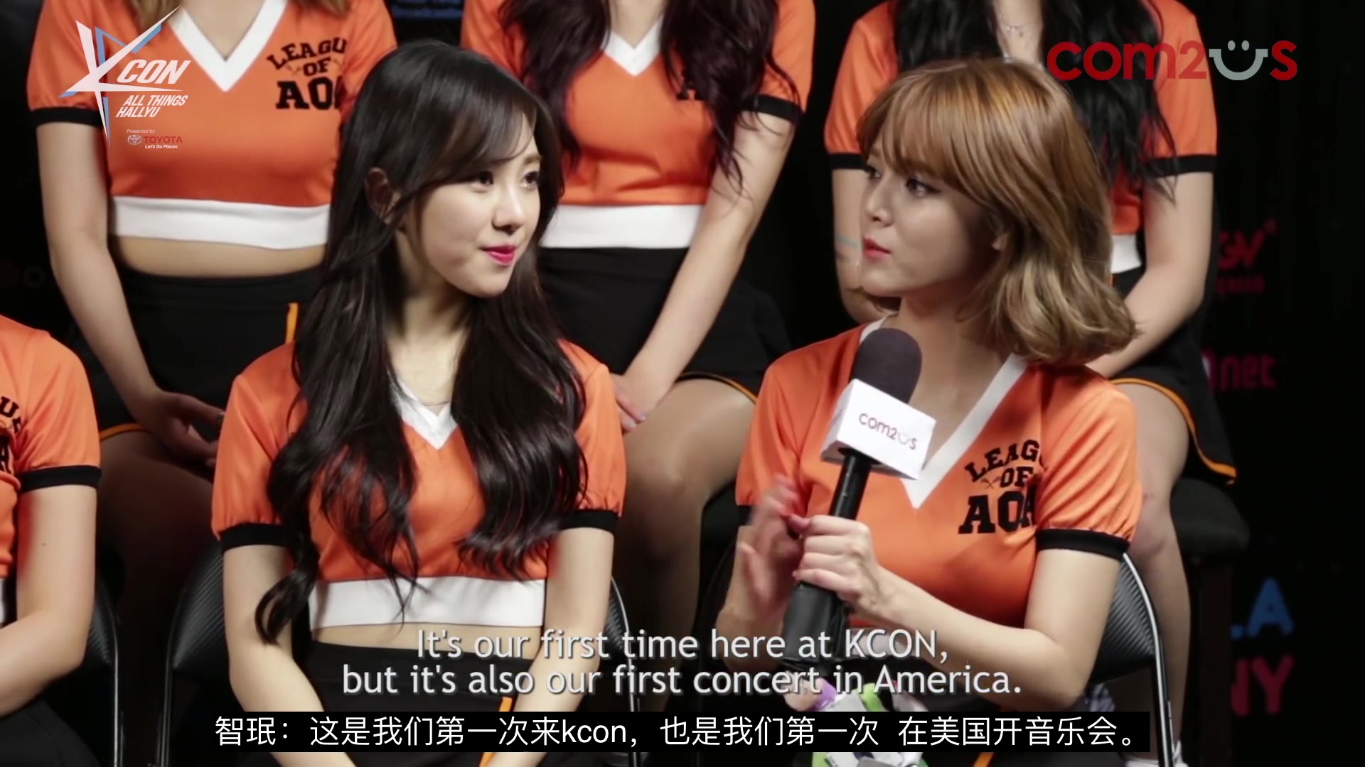 【自制渣翻】天使15年美国行kcon采访