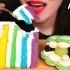 【kaho】彩虹蛋糕和贝壳麦卡龙＆＆咀嚼音吃东西听起来不说话(2019年9月27日18时46分)