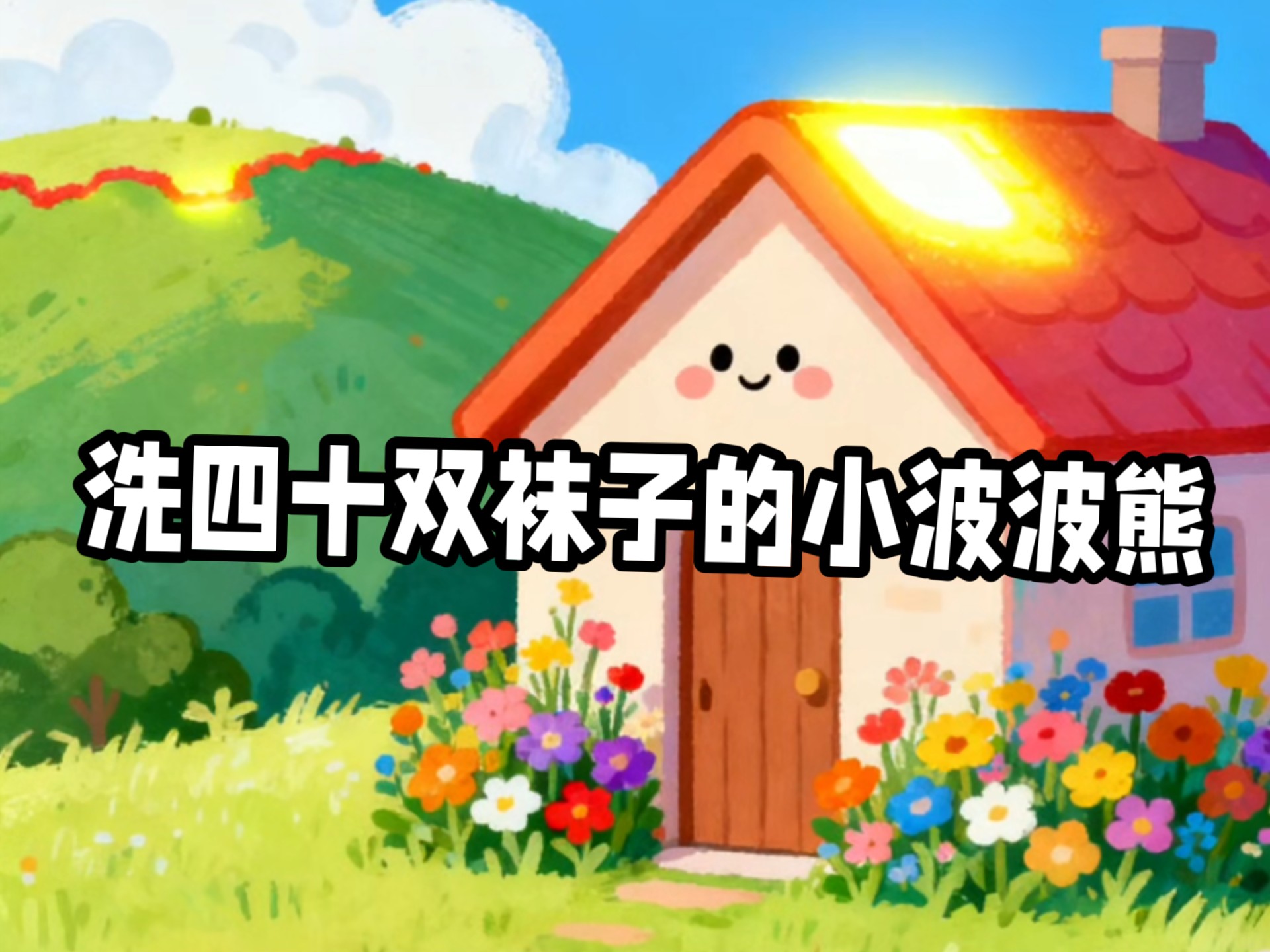 小巴掌童话 洗四十双袜子的小波波熊