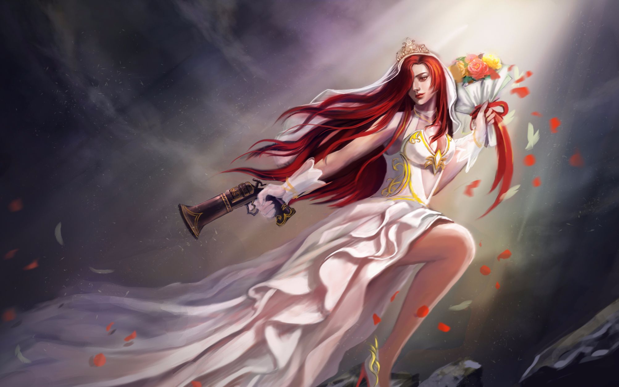 【板绘】女枪