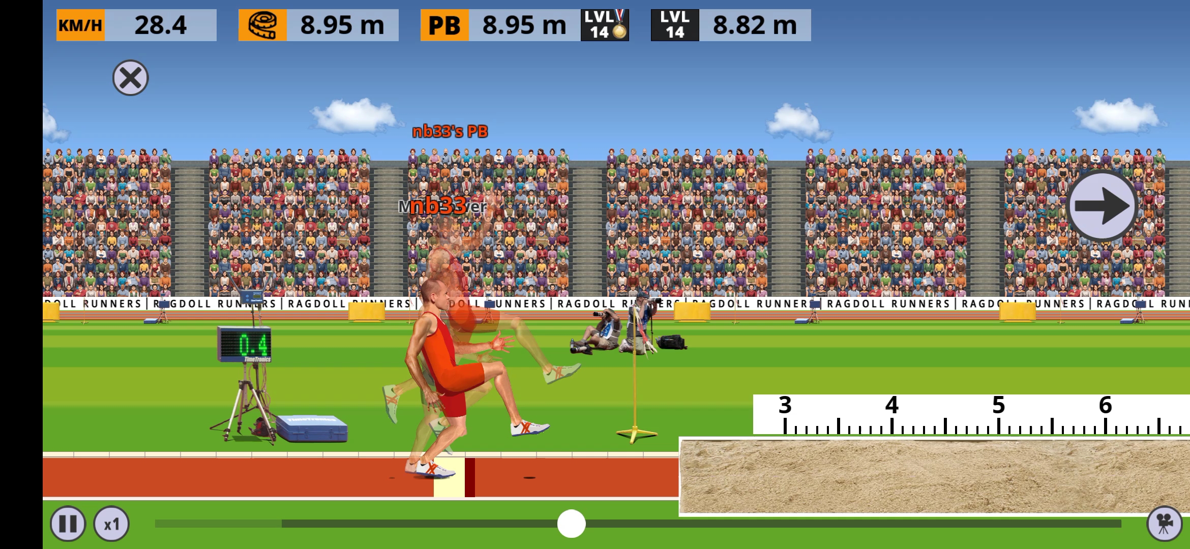 Ragdoll Runners ：easy 全14级_哔哩哔哩bilibili