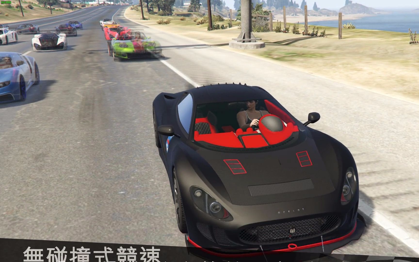 【乐美解说】gta5超跑xa21特技跑图 1个点玩到心态要爆炸