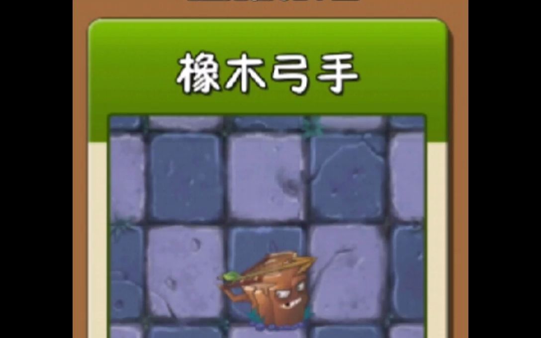 植物大战僵尸2植物介绍橡木弓手