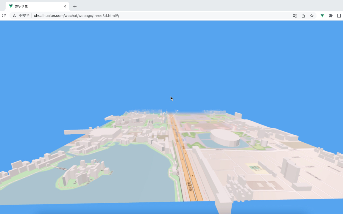 BlenderGIS 插件 地理信息 城市建筑自动生成 Threejs 网页端渲染