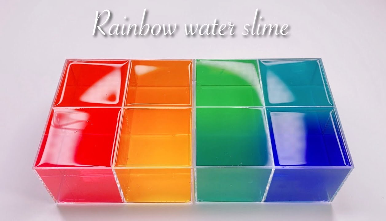 【Emiko Ffujio助眠】🌈彩虹格子史莱姆🌈Rainbow water slime