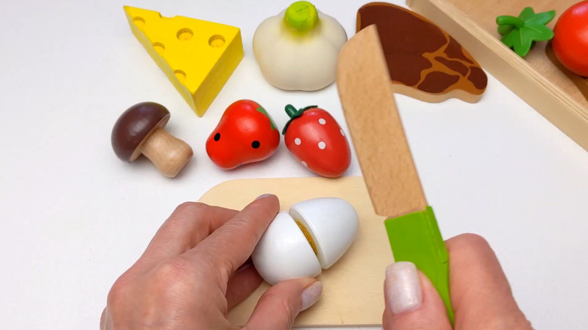 玩具塑料水果、蔬菜食材切割 | 过家家 | 儿童益智早教 | ASMR解压视频