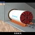 中铁地铁区间盾构施工工艺演示，3D视频动画