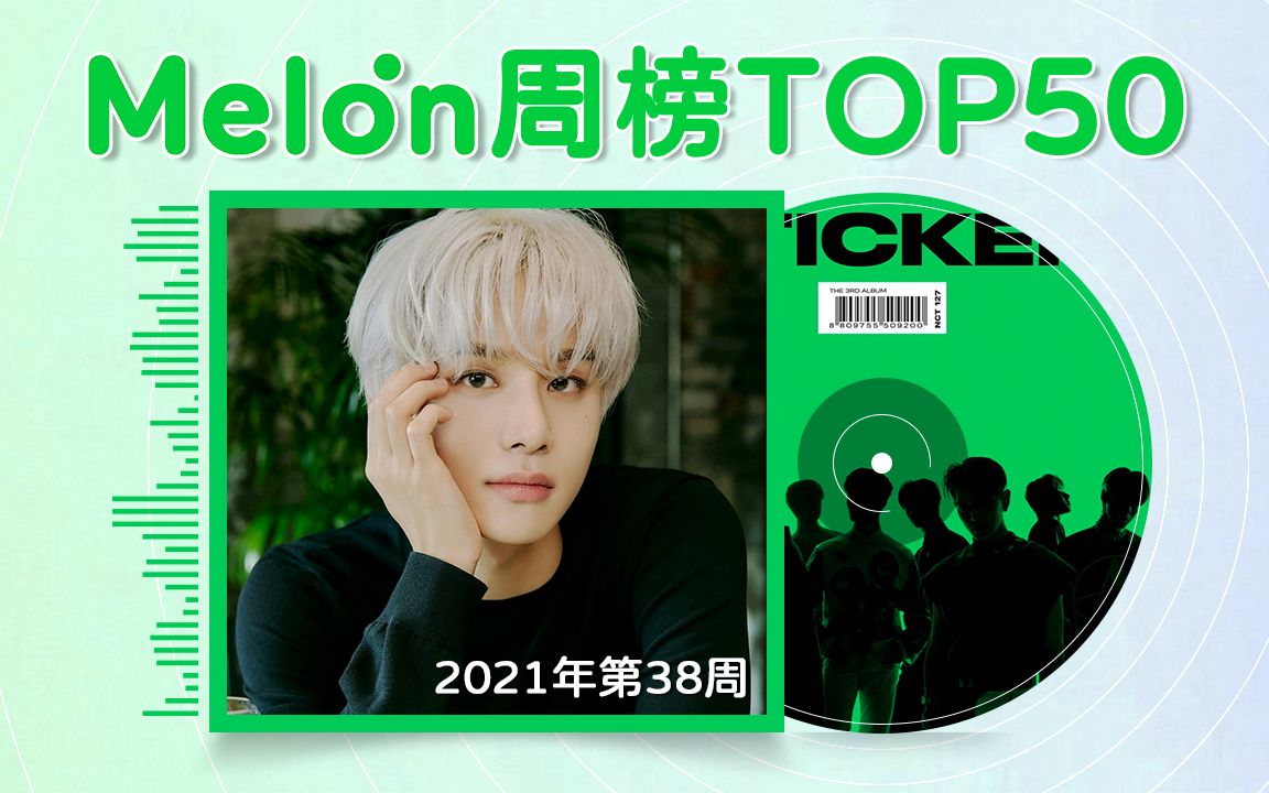 韩国Melon周榜TOP50 • 2021第38周