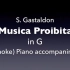 Musica proibita被禁止的音乐-C. Gastoldoni-钢琴G